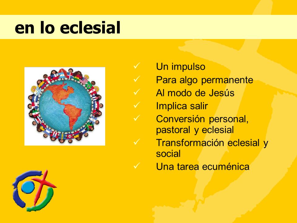 en lo eclesial Un impulso Para algo permanente Al modo de Jesús