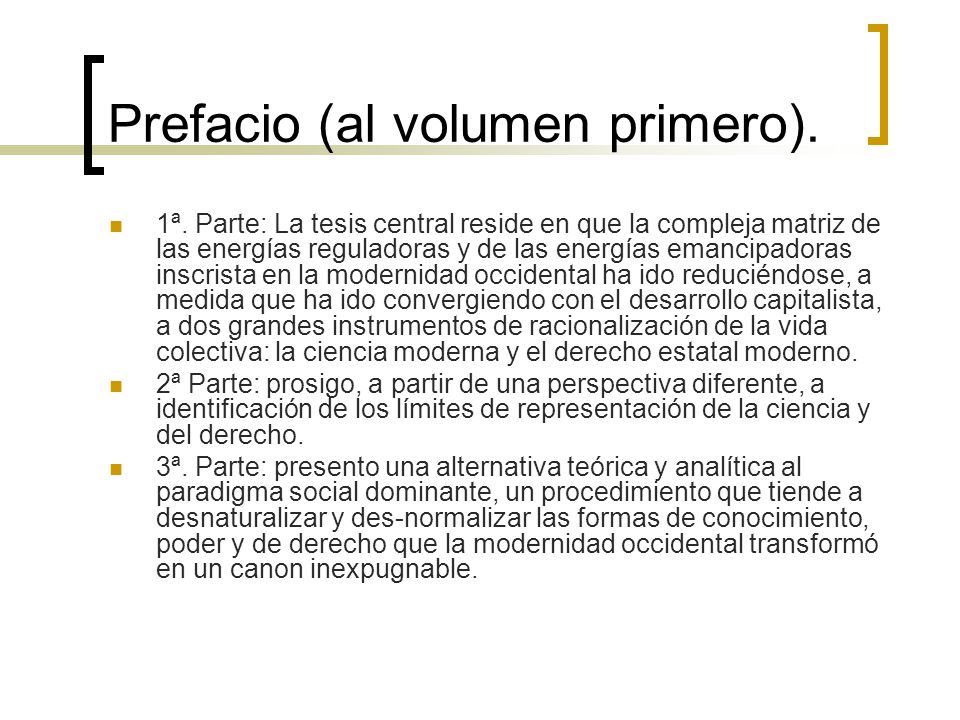 Prefacio (al volumen primero).