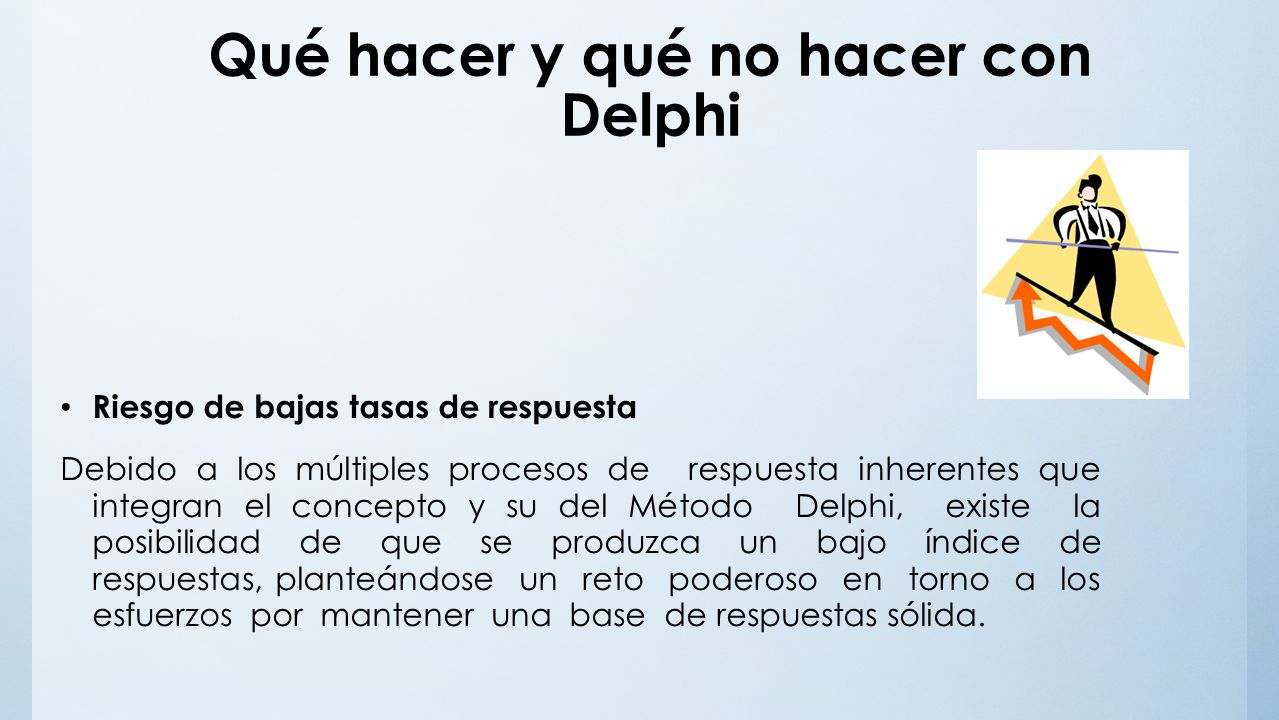 Qué hacer y qué no hacer con Delphi