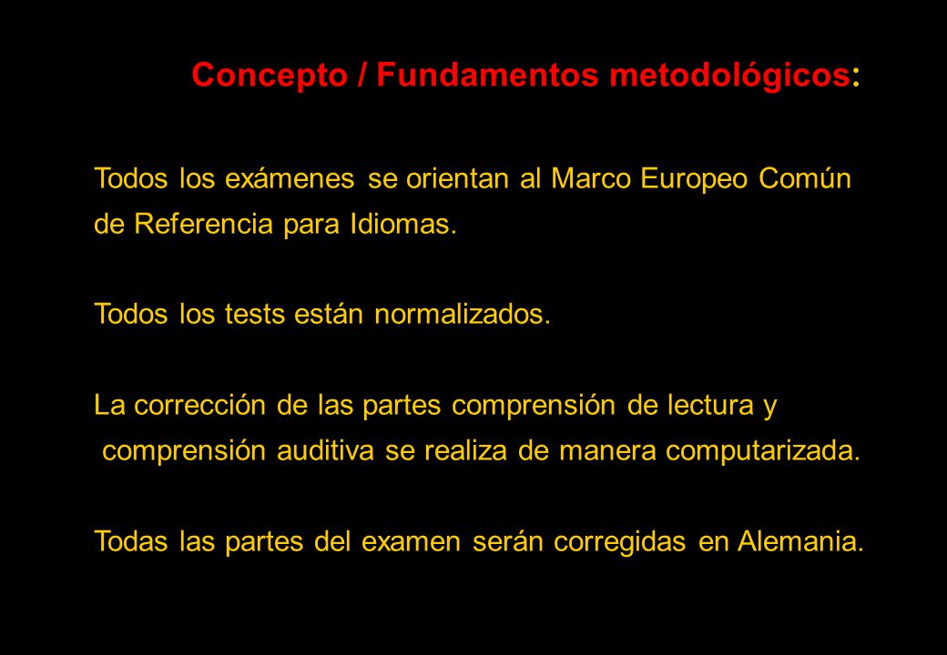 Concepto / Fundamentos metodológicos: