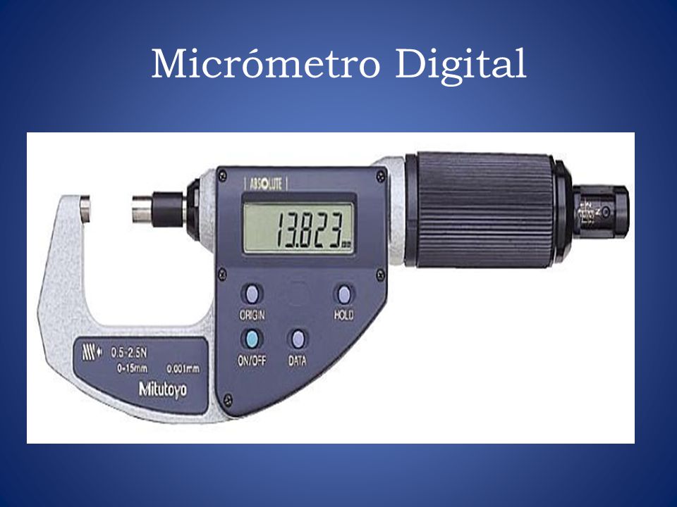 Micrómetro Digital