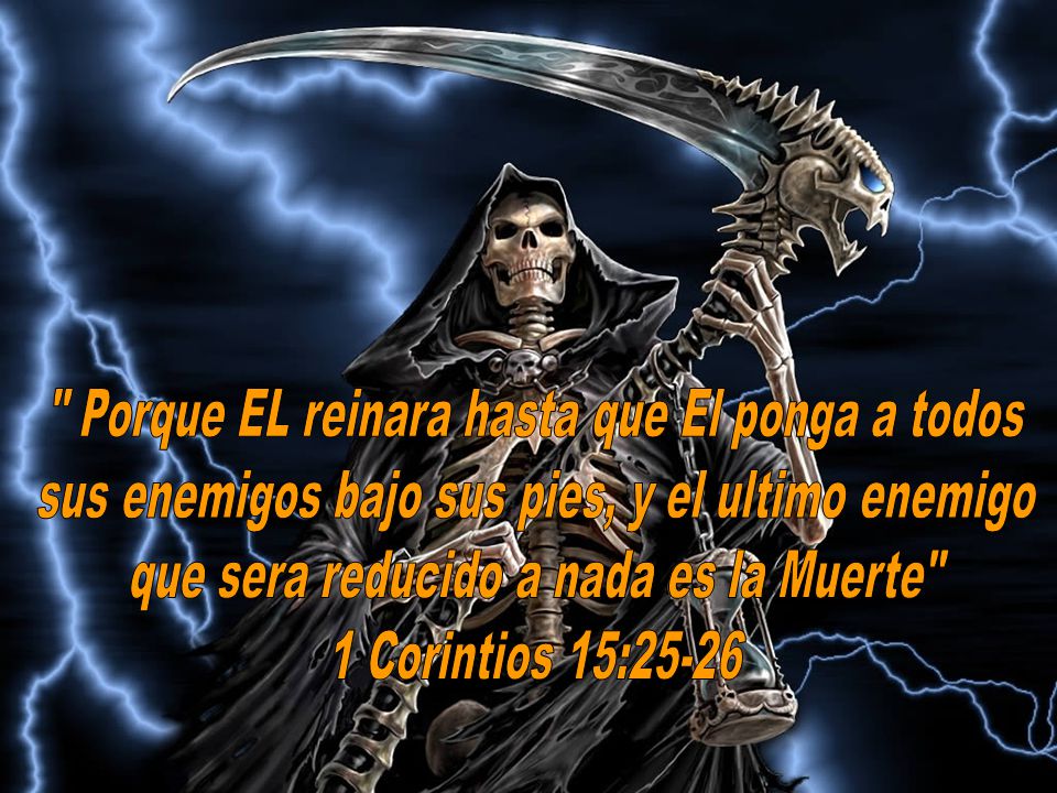 Porque EL reinara hasta que El ponga a todos