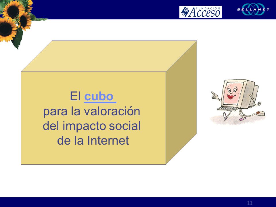 El cubo para la valoración del impacto social de la Internet