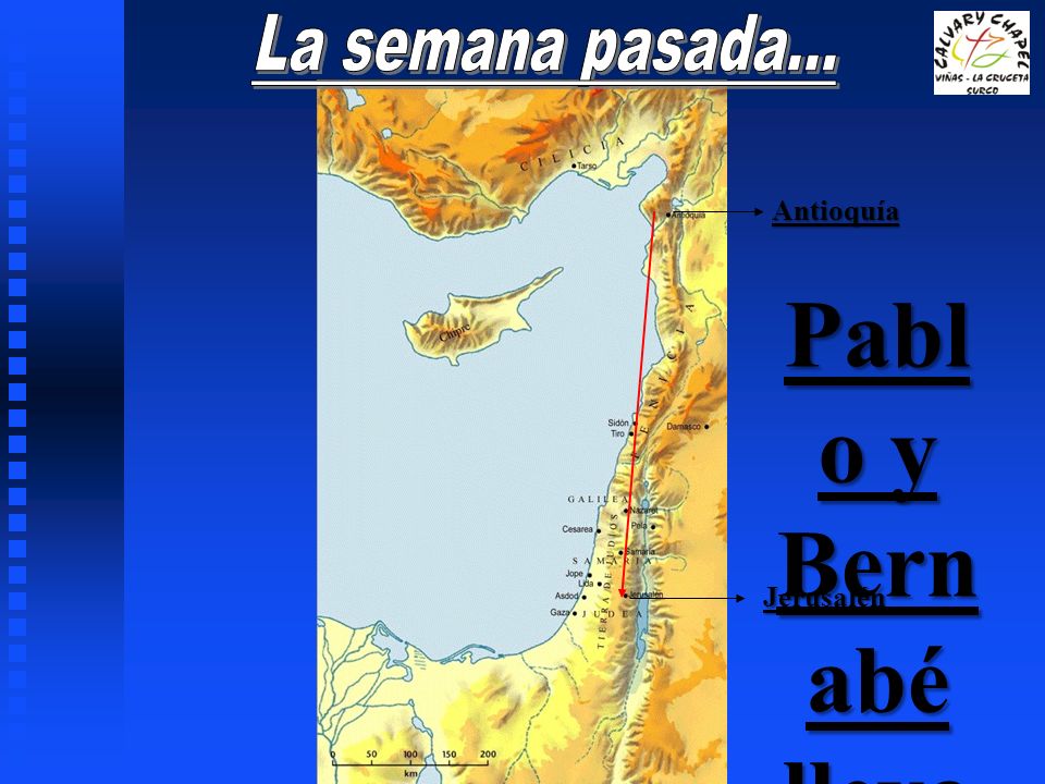 Pablo y Bernabé llevan la ayuda a la iglesia en Jerusalén