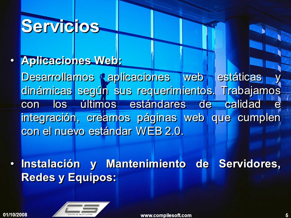 Servicios Aplicaciones Web: