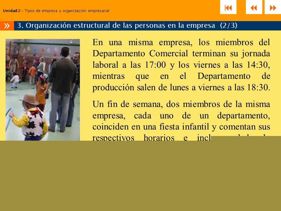 3. Organización estructural de las personas en la empresa (2/3)