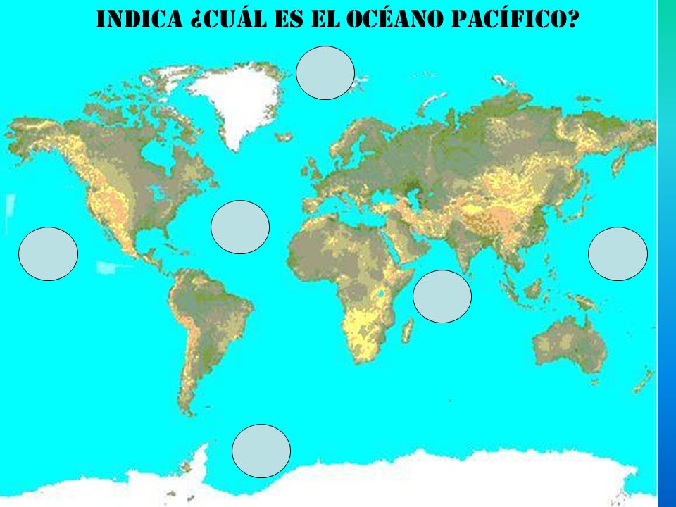 Indica ¿cuál es el Océano Pacífico