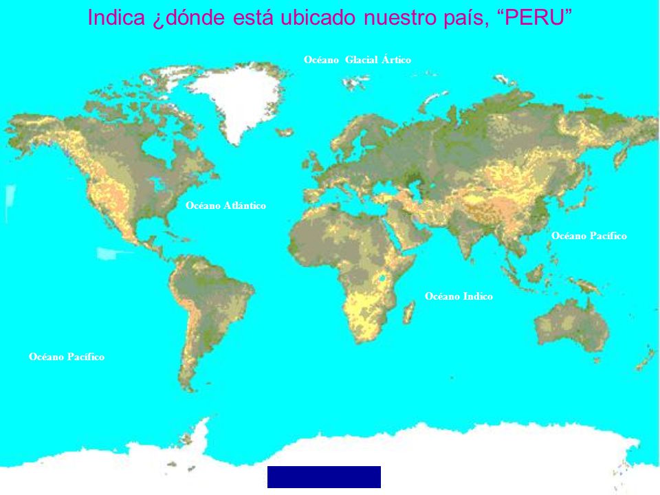 Indica ¿dónde está ubicado nuestro país, PERU