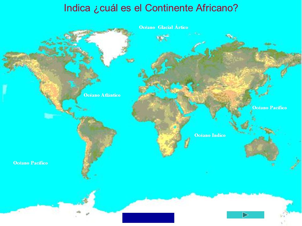 Indica ¿cuál es el Continente Africano