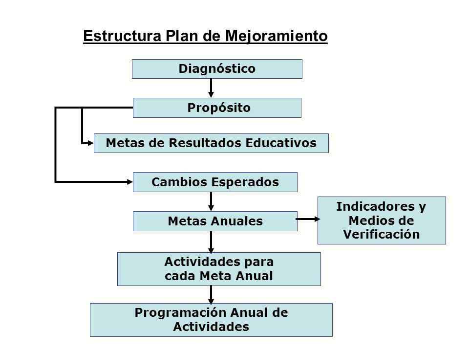 Estructura Plan de Mejoramiento