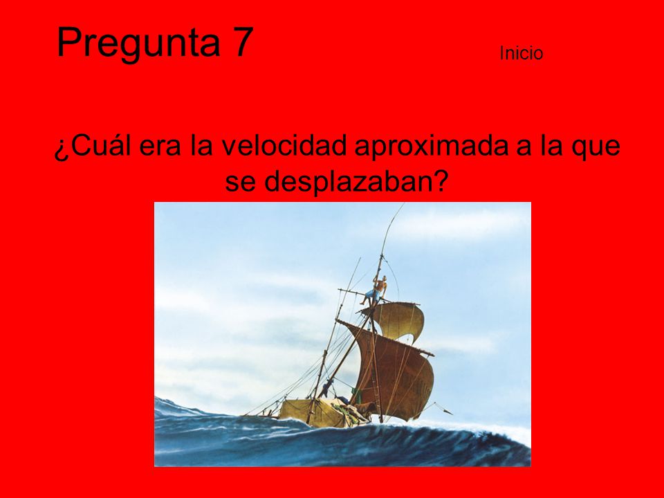¿Cuál era la velocidad aproximada a la que se desplazaban