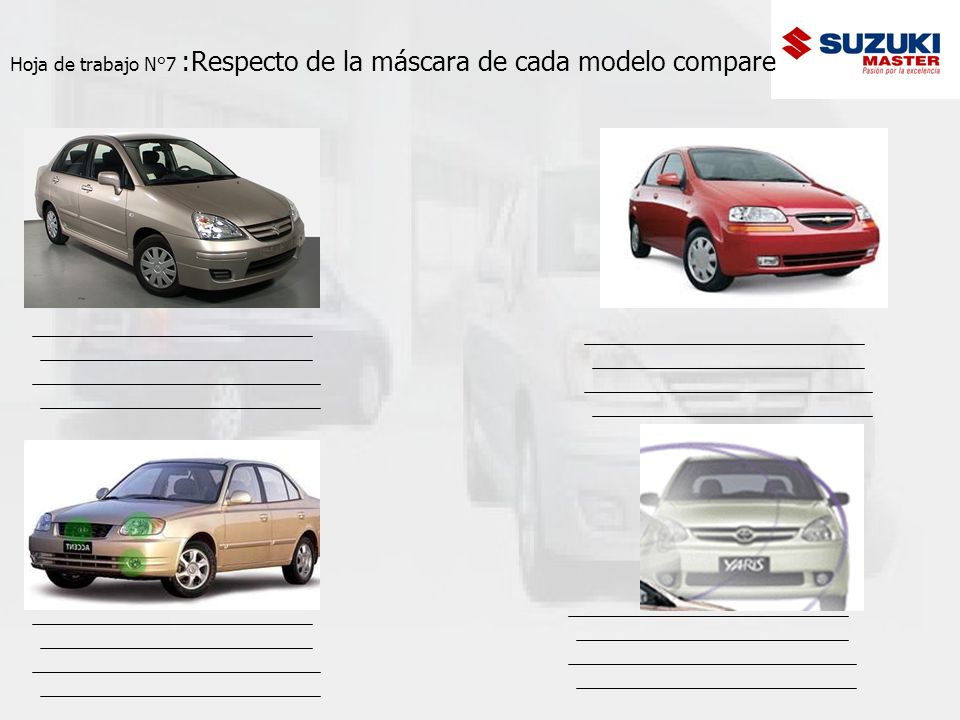 Hoja de trabajo N°7 :Respecto de la máscara de cada modelo compare