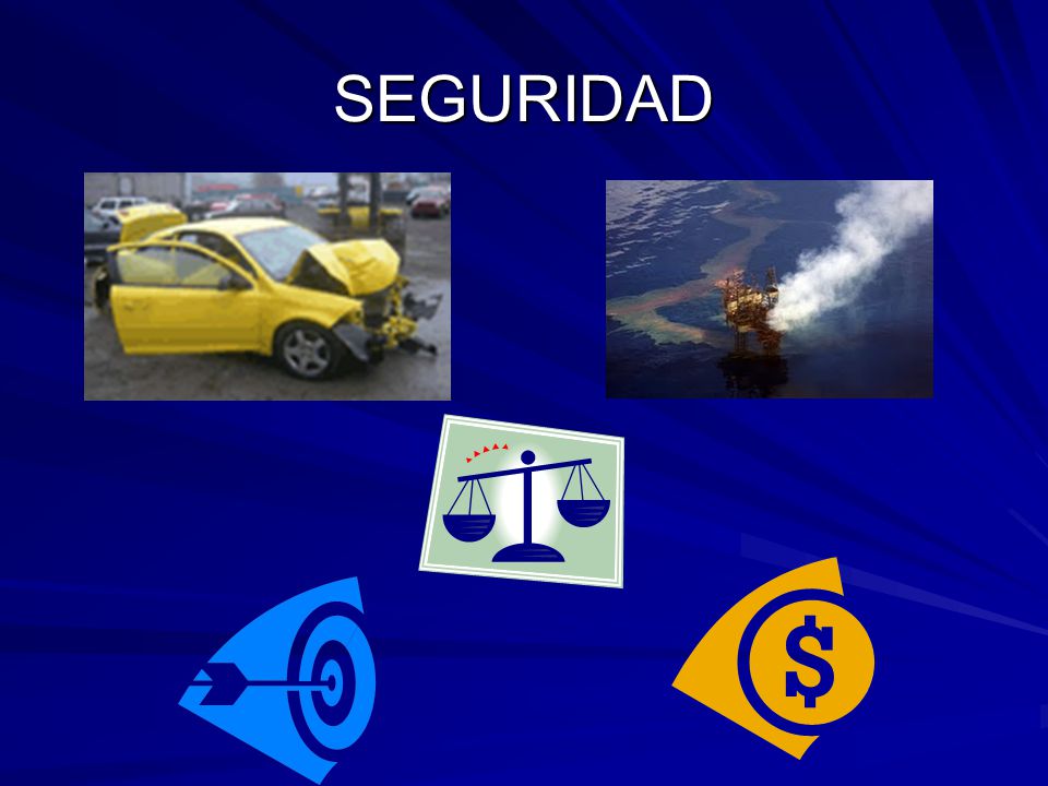 SEGURIDAD This is events we don’t want to happen,