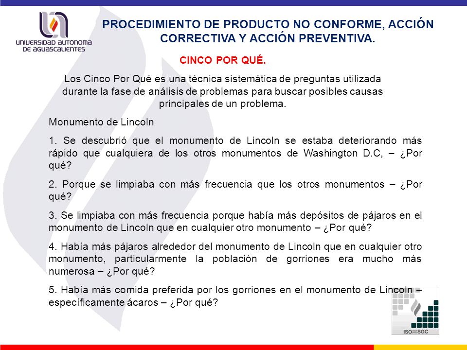 PROCEDIMIENTO DE PRODUCTO NO CONFORME, ACCIÓN CORRECTIVA Y ACCIÓN PREVENTIVA.
