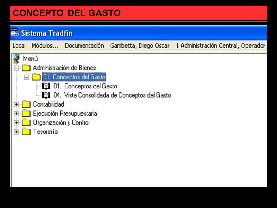 CONCEPTO DEL GASTO