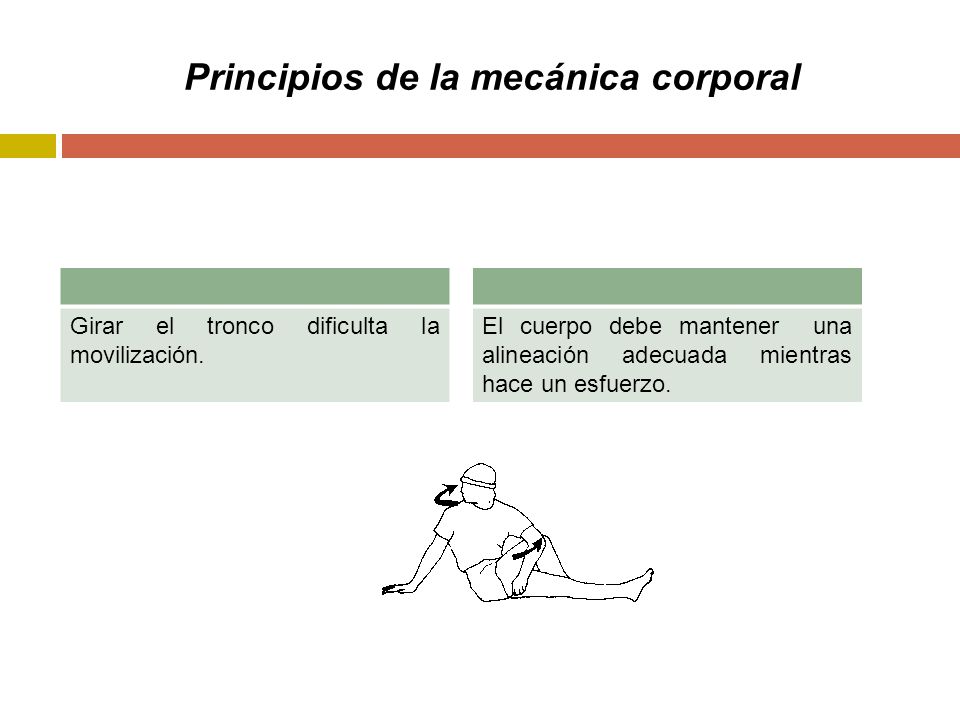 Principios de la mecánica corporal