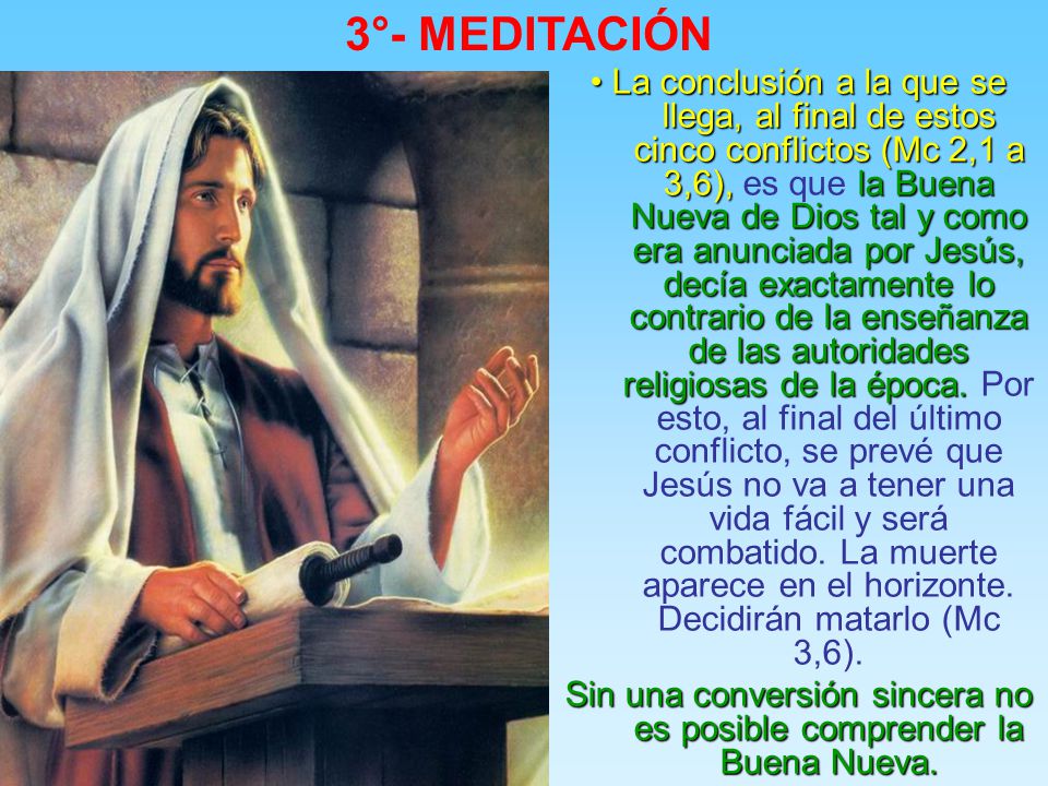 Sin una conversión sincera no es posible comprender la Buena Nueva.