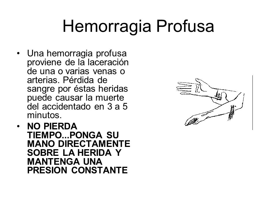 Hemorragia Profusa