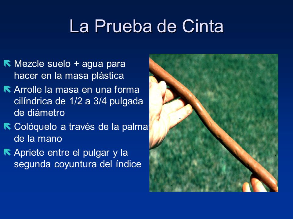 La Prueba de Cinta Mezcle suelo + agua para hacer en la masa plástica