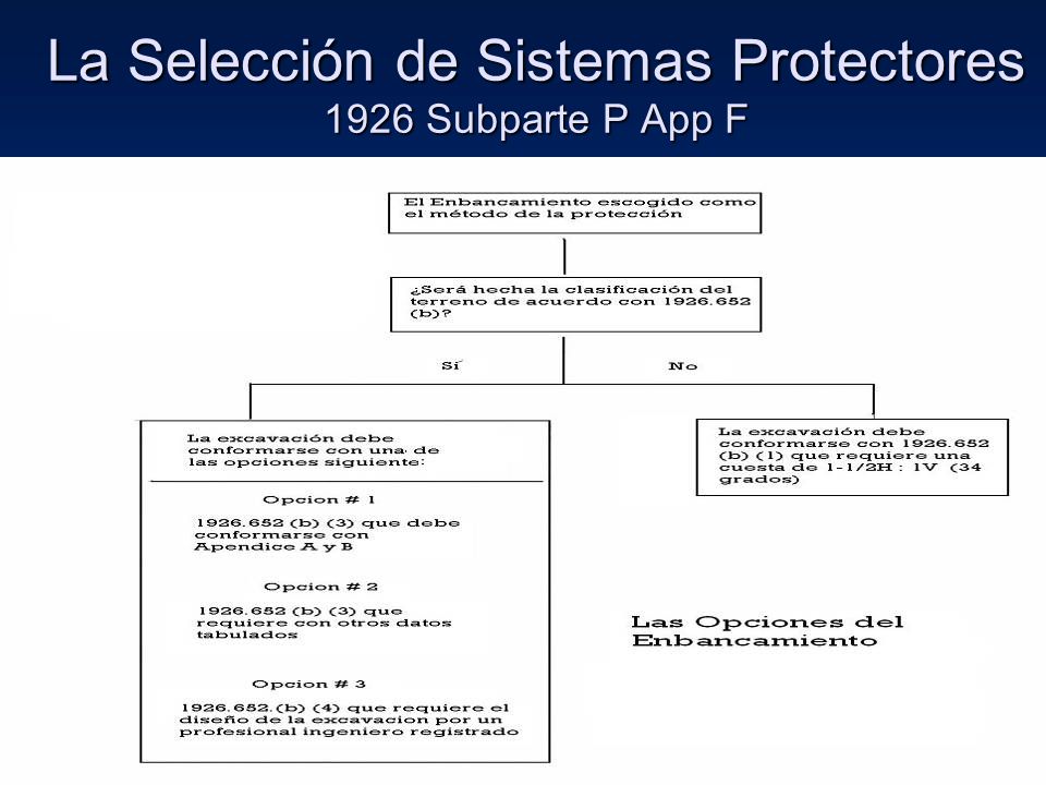 La Selección de Sistemas Protectores 1926 Subparte P App F