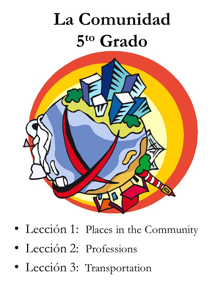 La Comunidad 5to Grado Lección 1: Places in the Community