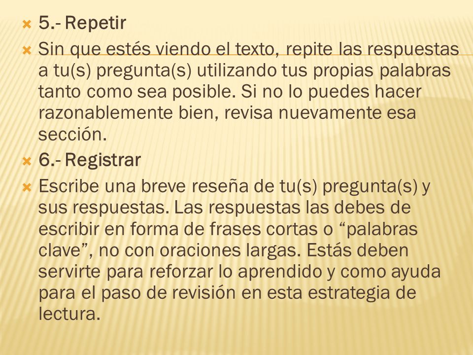 5.- Repetir