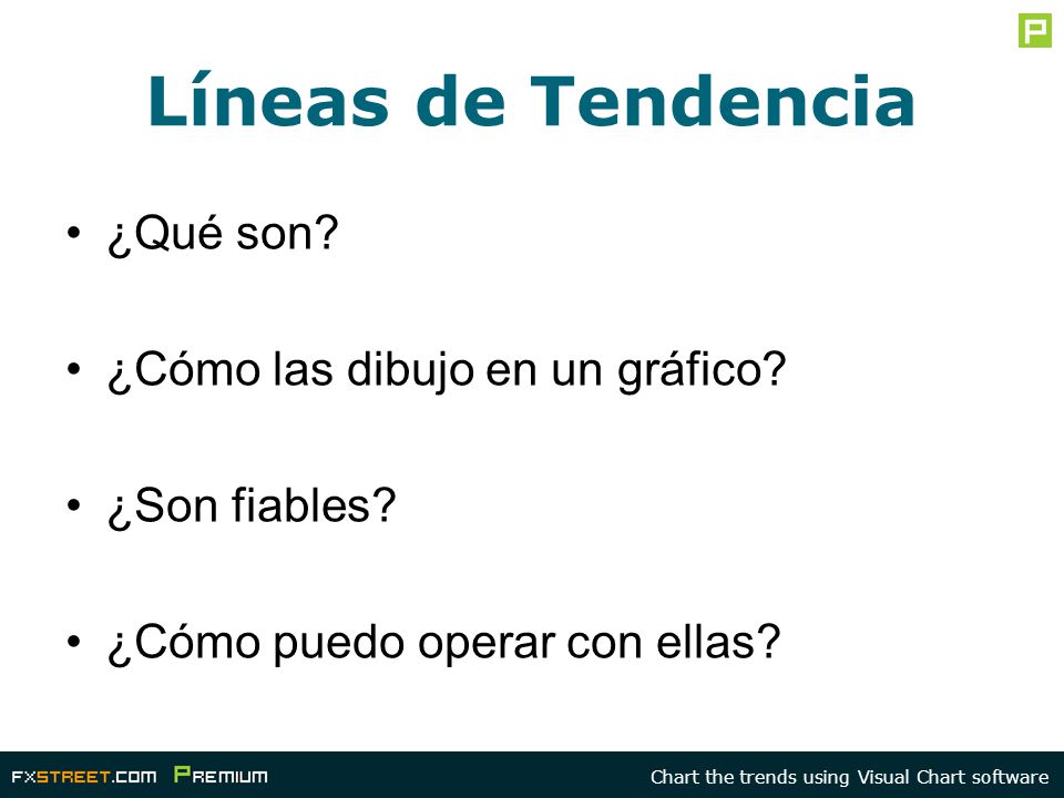 Líneas de Tendencia ¿Qué son ¿Cómo las dibujo en un gráfico