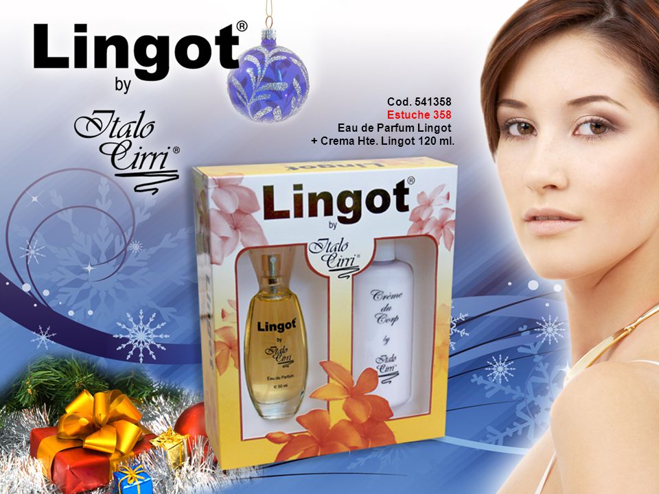Cod Estuche 358 Eau de Parfum Lingot + Crema Hte. Lingot 120 ml.