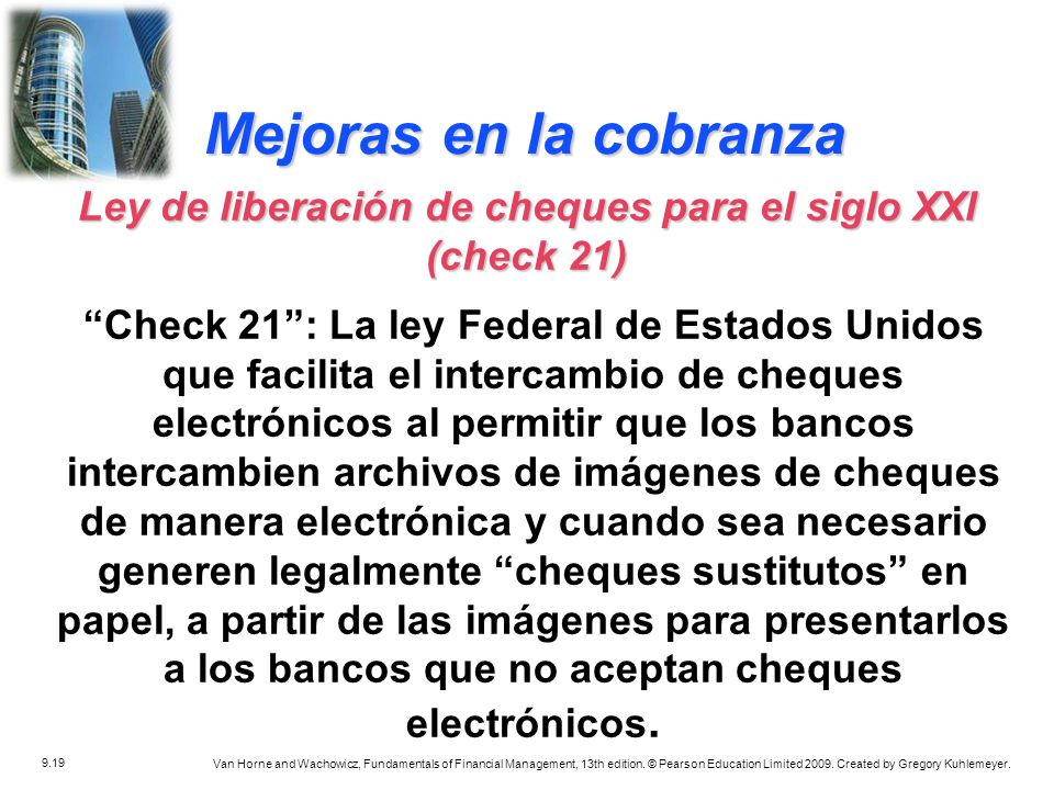 Ley de liberación de cheques para el siglo XXI (check 21)
