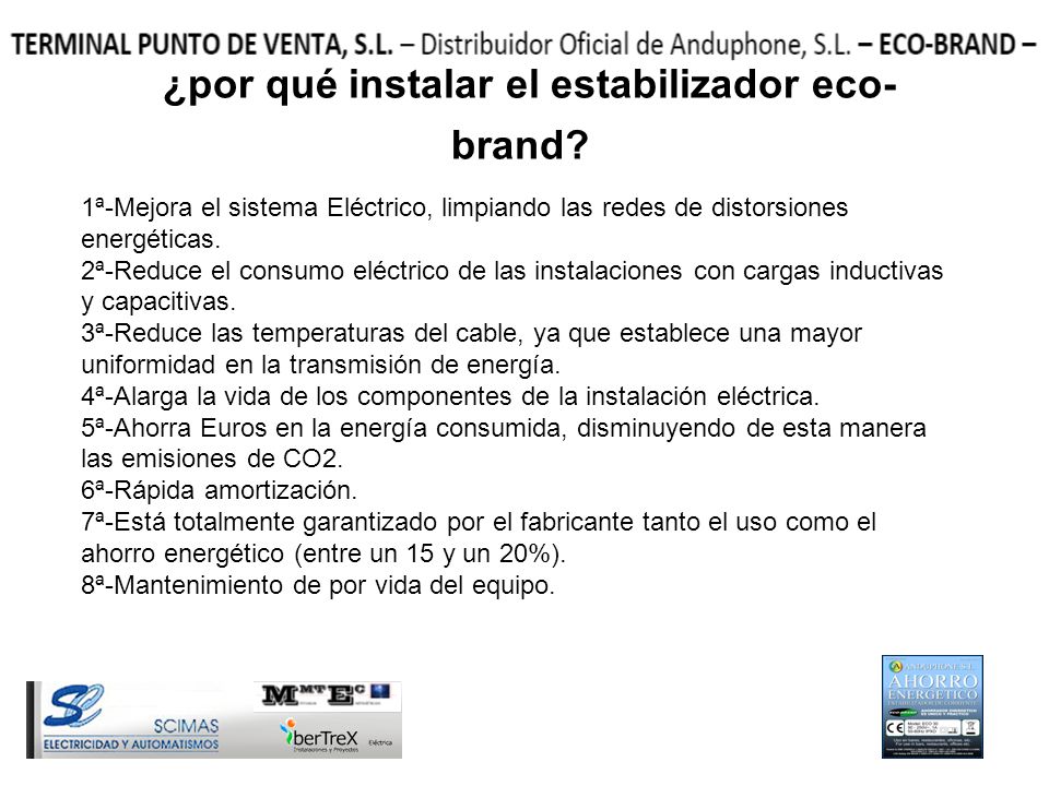 ¿por qué instalar el estabilizador eco-brand
