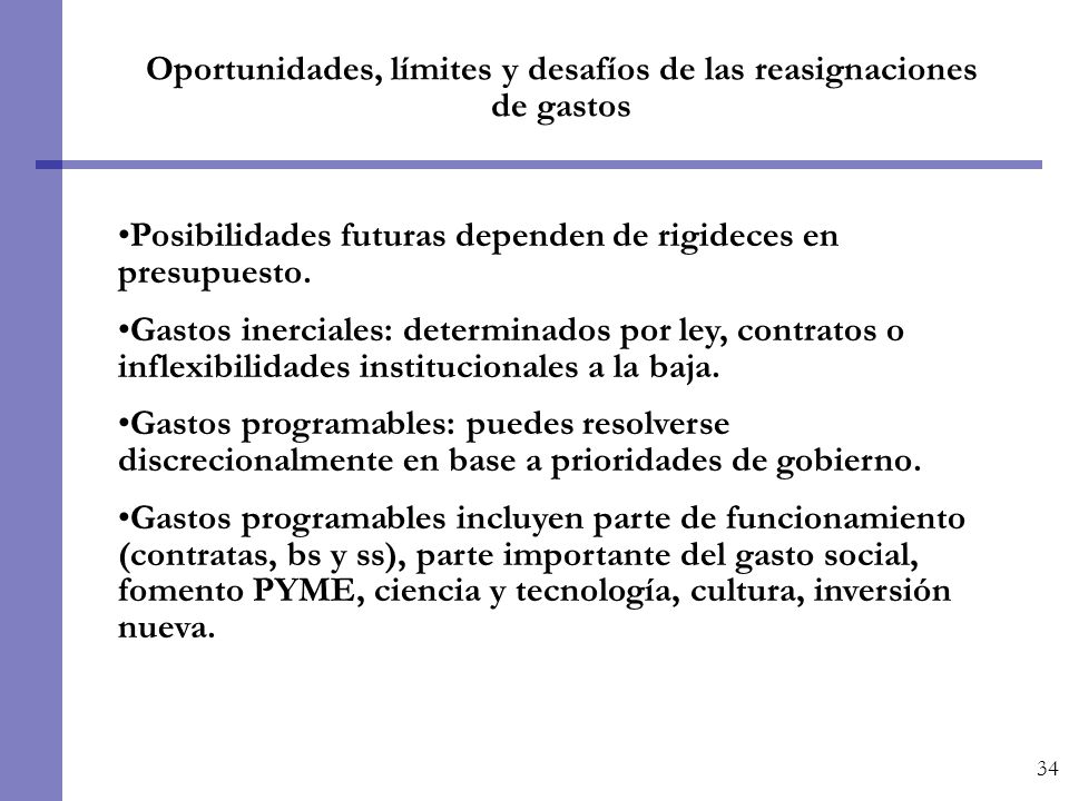Oportunidades, límites y desafíos de las reasignaciones de gastos