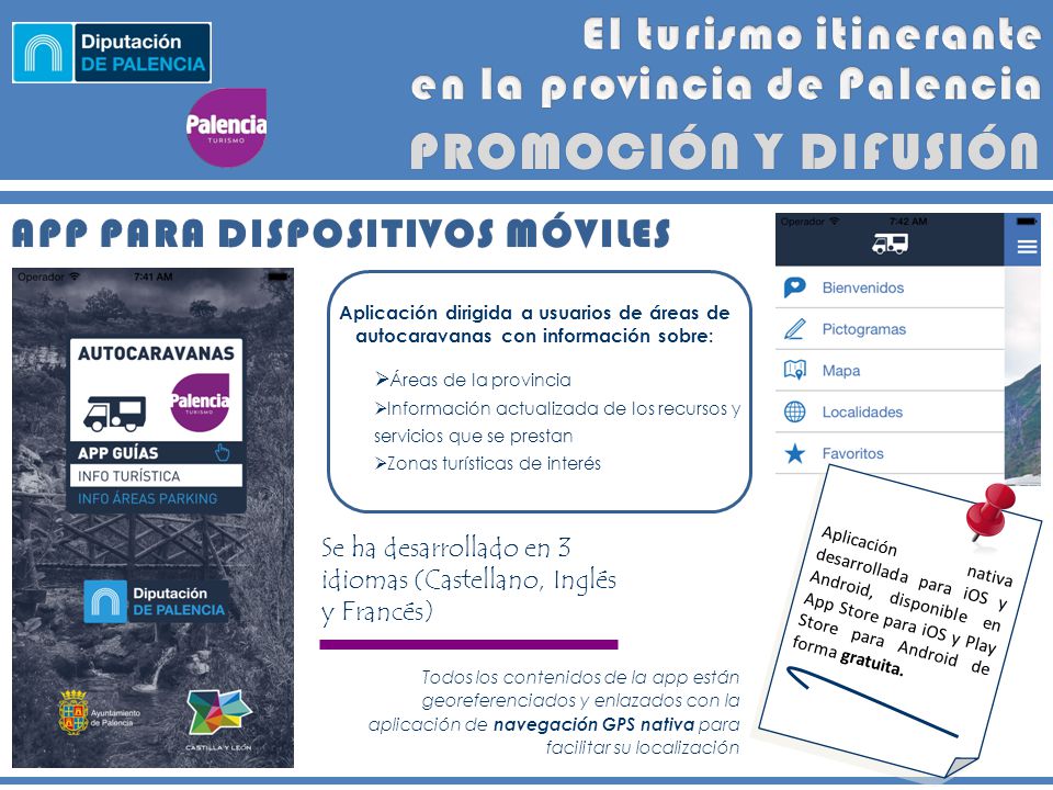 PROMOCIÓN Y DIFUSIÓN El turismo itinerante en la provincia de Palencia