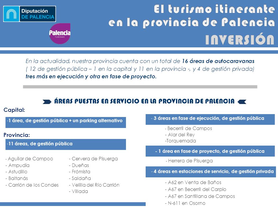 - 1 área en fase de proyecto, de gestión pública