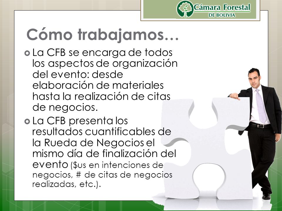 Cómo trabajamos…