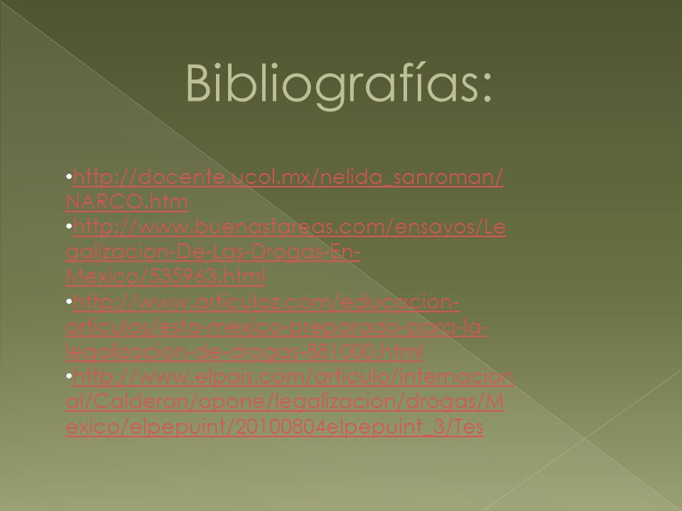 Bibliografías: