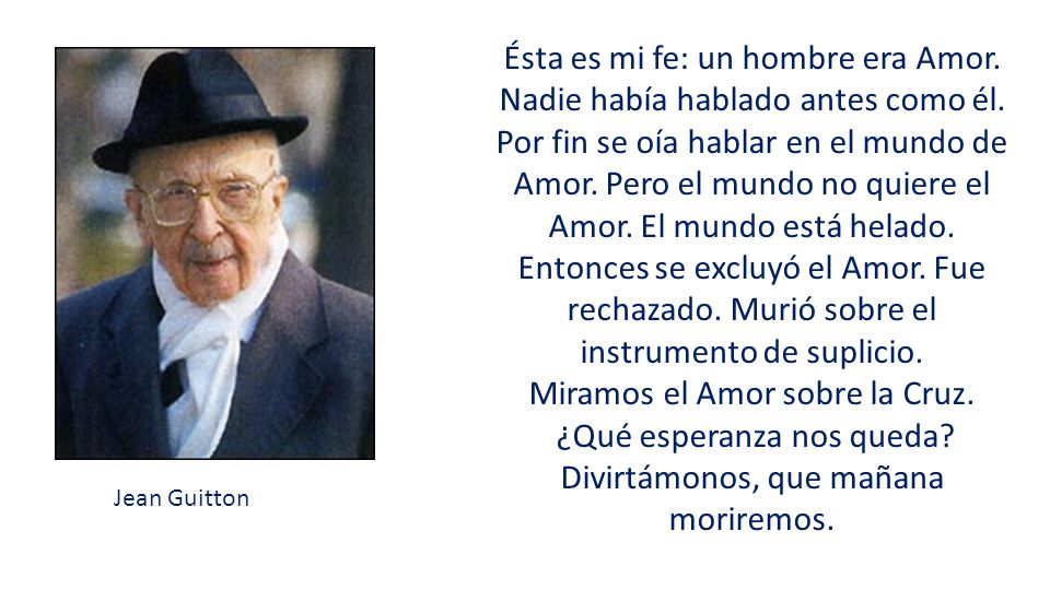 Miramos el Amor sobre la Cruz. ¿Qué esperanza nos queda