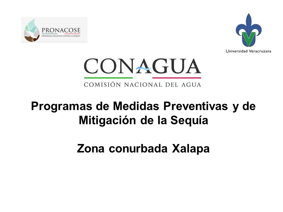 Programas de Medidas Preventivas y de Mitigación de la Sequía