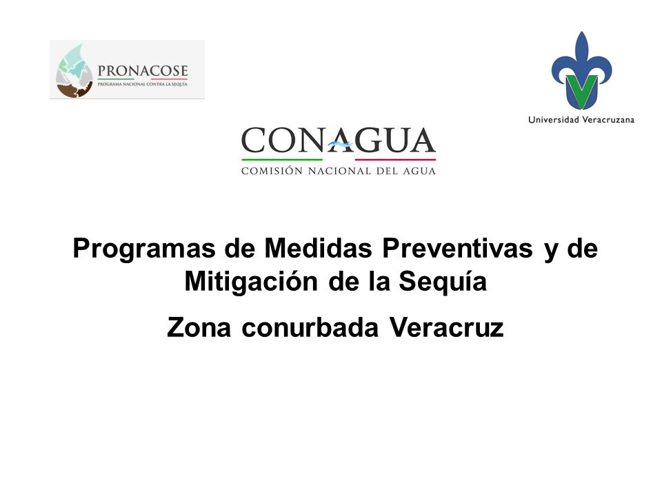 Programas de Medidas Preventivas y de Mitigación de la Sequía