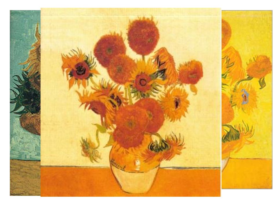 Los girasoles es una serie de cuadros al óleo realizados por el pintor holandés VINCENT VAN GOGH.