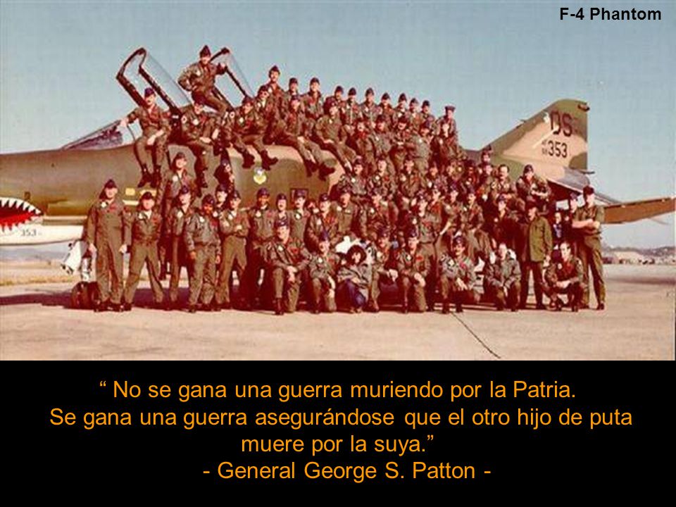 No se gana una guerra muriendo por la Patria.
