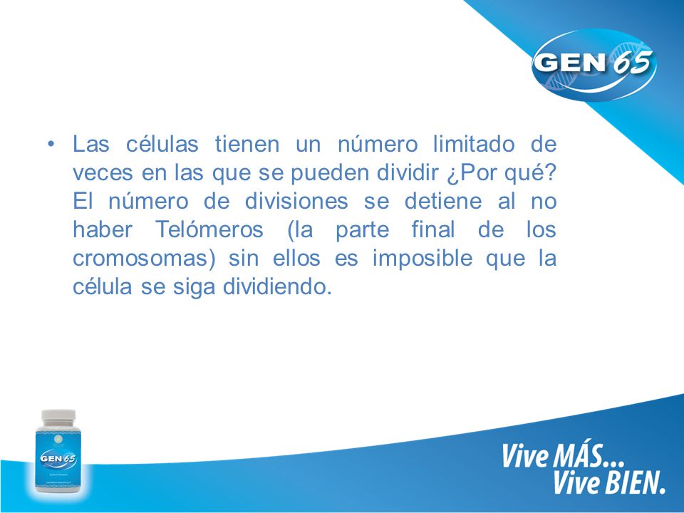 Las células tienen un número limitado de veces en las que se pueden dividir ¿Por qué.
