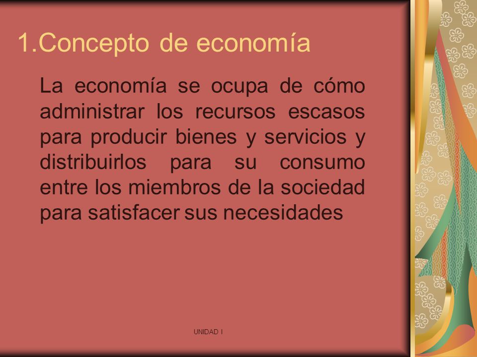 1.Concepto de economía