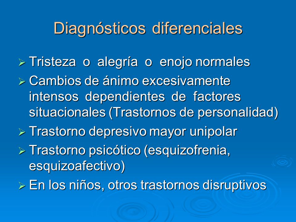 Diagnósticos diferenciales
