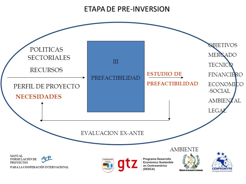 ETAPA DE PRE-INVERSION