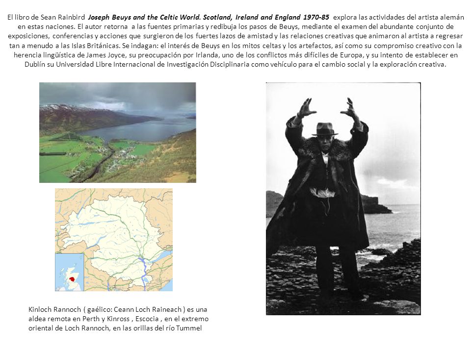El libro de Sean Rainbird Joseph Beuys and the Celtic World