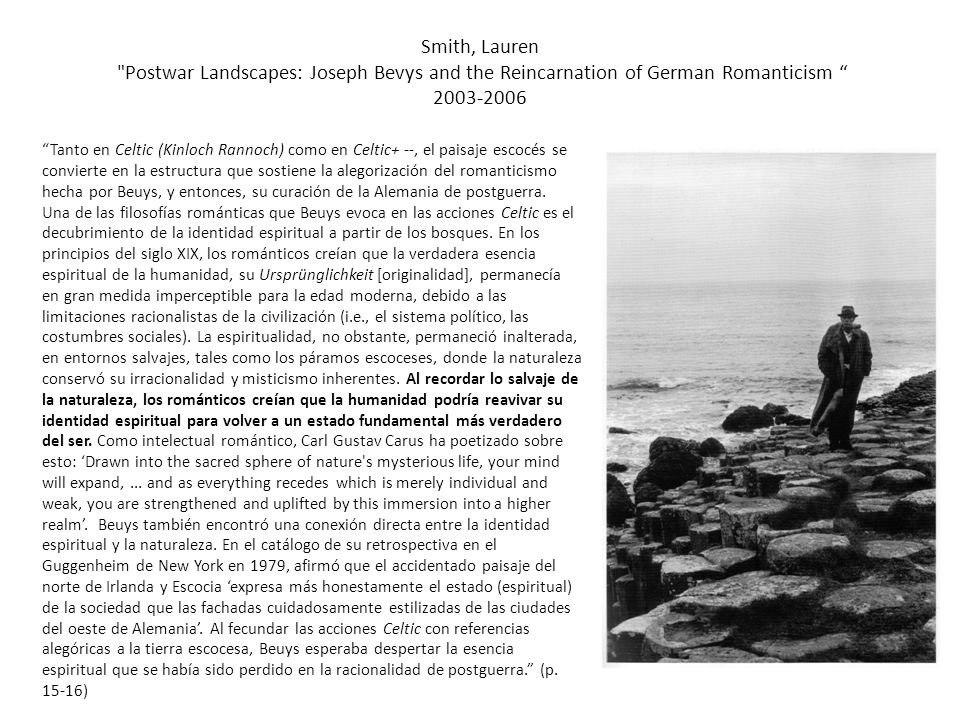 Smith, Lauren Postwar Landscapes: Joseph Bevys and the Reincarnation of German Romanticism