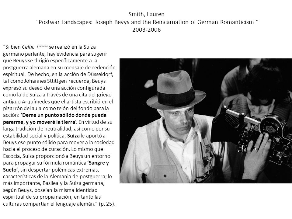 Smith, Lauren Postwar Landscapes: Joseph Bevys and the Reincarnation of German Romanticism