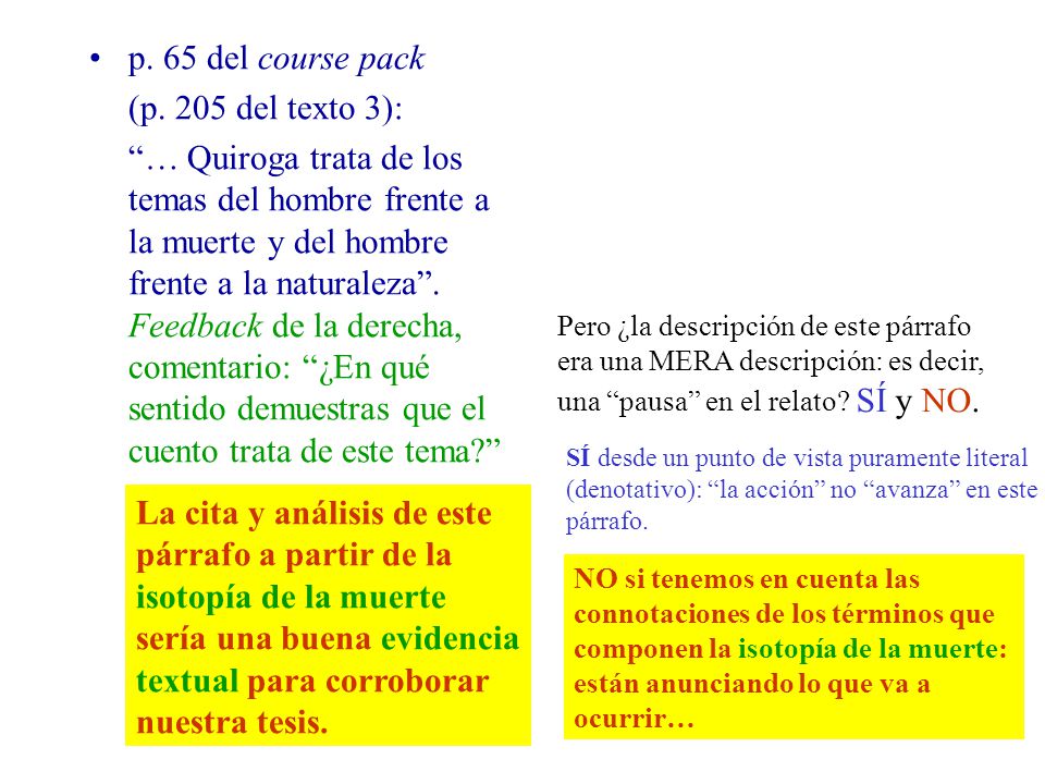 p. 65 del course pack (p. 205 del texto 3):