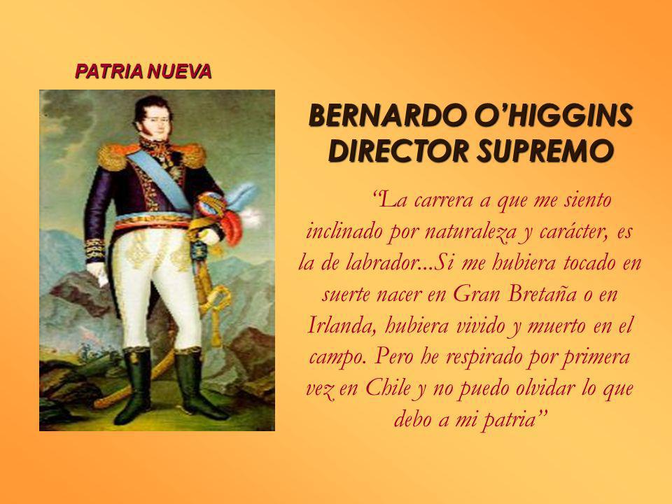 BERNARDO O’HIGGINS DIRECTOR SUPREMO