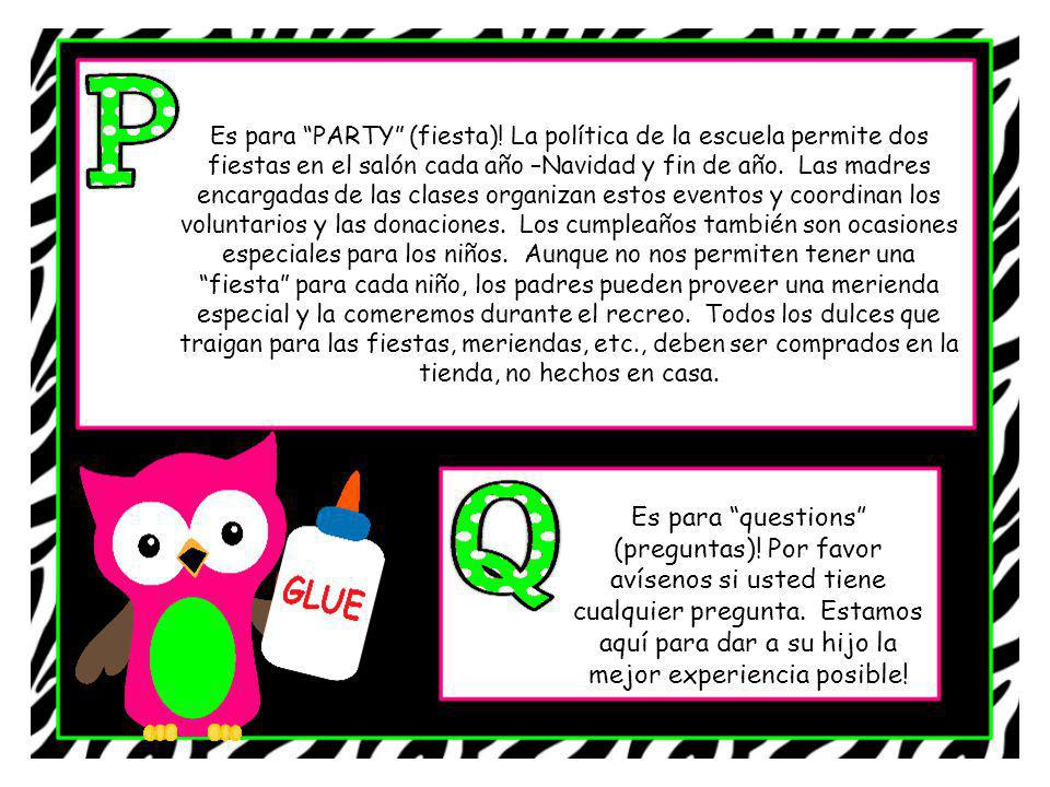 Es para PARTY (fiesta)